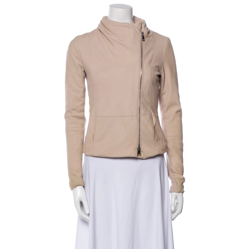 VINCE goat leather jacket (small)